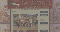 Desktop Screenshot of galliamusica.com